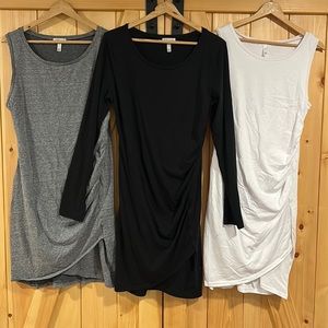 Long sleeve BLACK Leith dress from Nordstrom. Black body con dress.